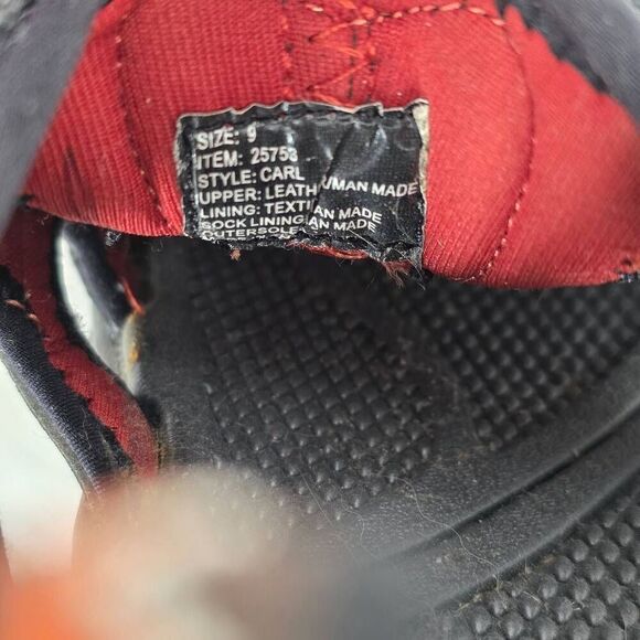 Eddie Bauer Men's Black Leather Adjustable Fit Outdoor Sandals Size 9‎ - Picture 3 of 5